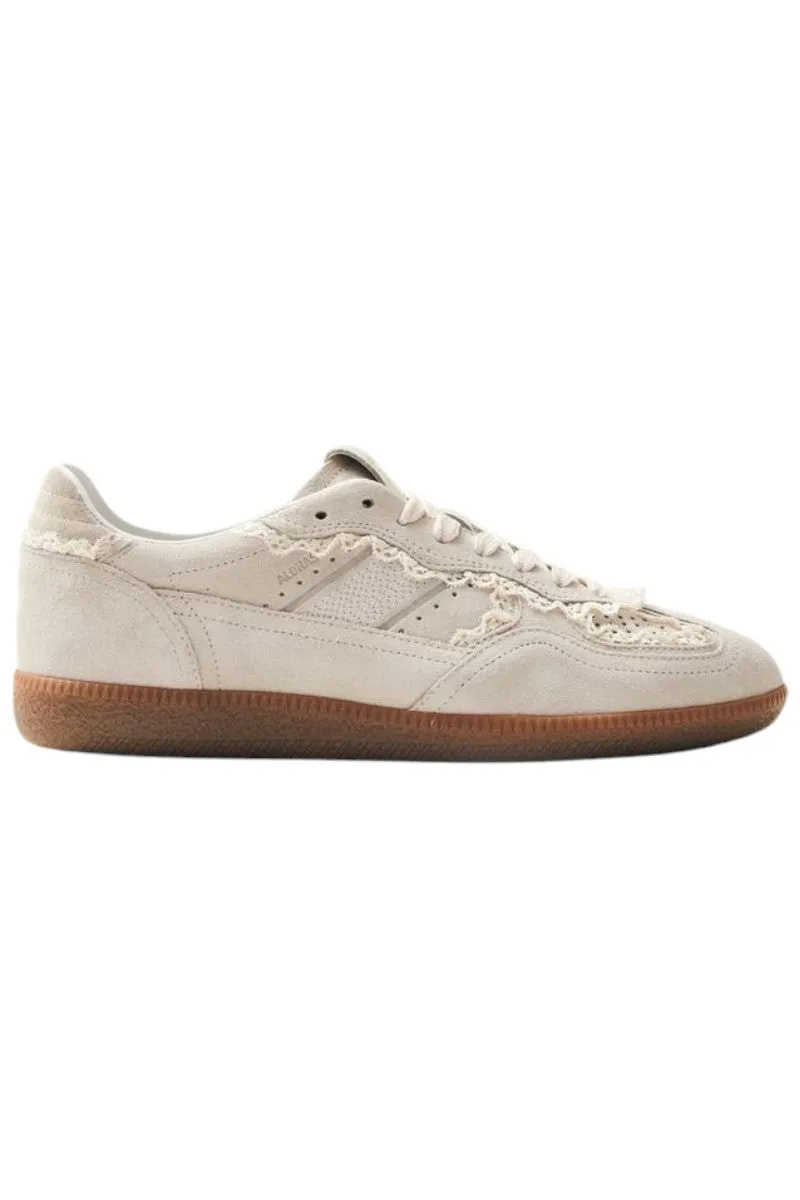 Leather Sneakers - Crochet Cream