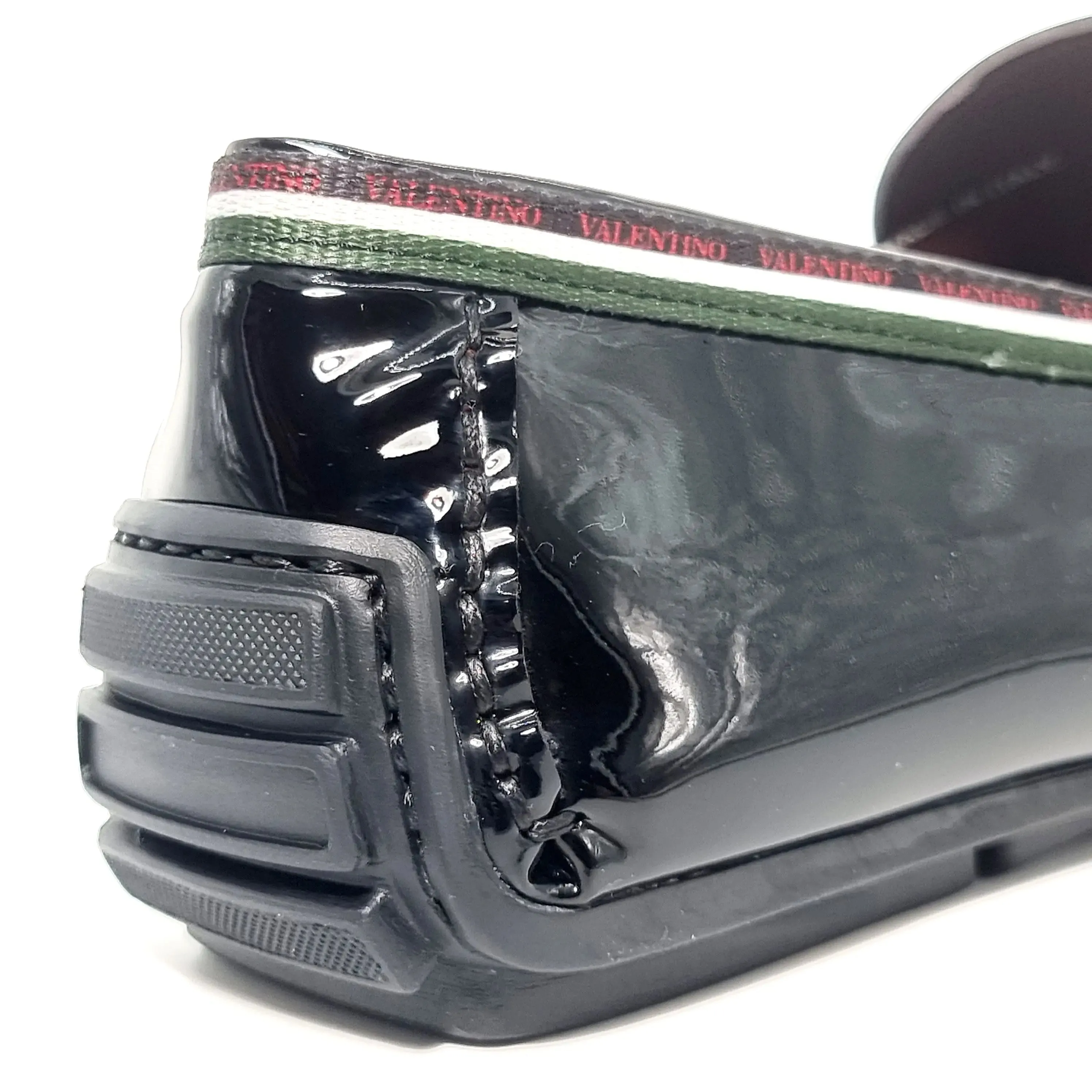 VALENTINO 2092 BLACK PATENT LOAFER